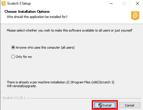 آموزش تصویری نصب اسکرچ2 آموزش تصویری نصب اسکرچ2