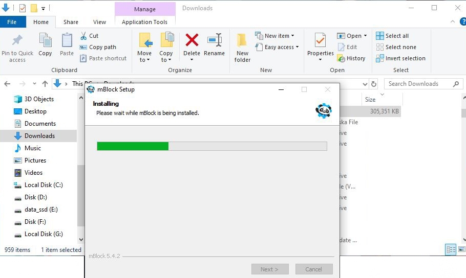 نصب mblock نصب ام بلاک