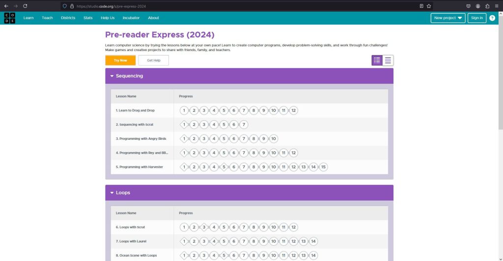 صفحه آموزش سن 5 تا 7 سال