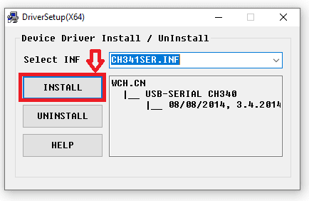 نصب درایورهای لازم