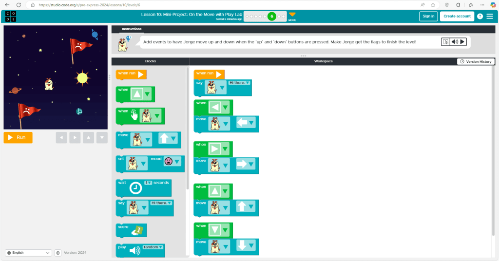 سطح ششم، پیاده‌سازی همه جهت‌ها