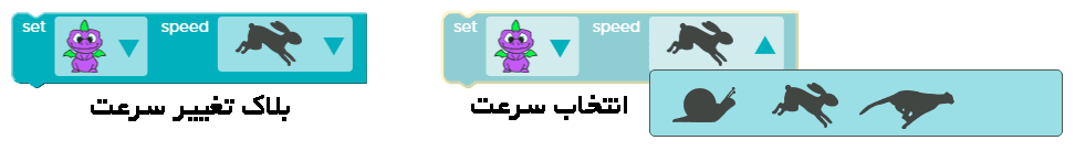 معرفی بلاک تغییر سرعت