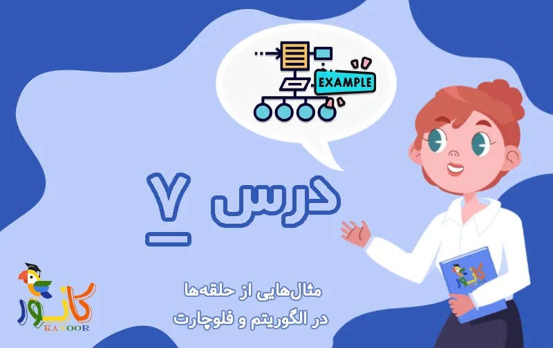 مثال های حلقه ها در الگوریتم و فلوچارت